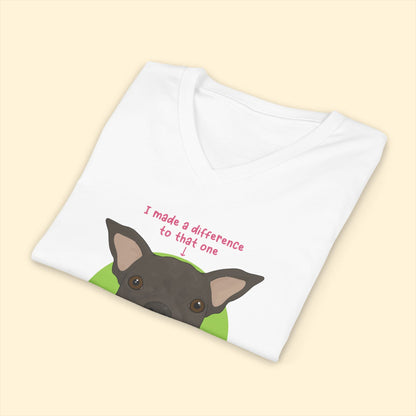Unisex V - Neck Tee | FUNDRAISER | Dewey | Maybel's Legacy - Detezi Designs - 68490006587307928590