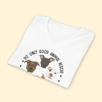 Unisex V - Neck Tee | FUNDRAISER | Do Only Good - Detezi Designs - 75518946744605526041