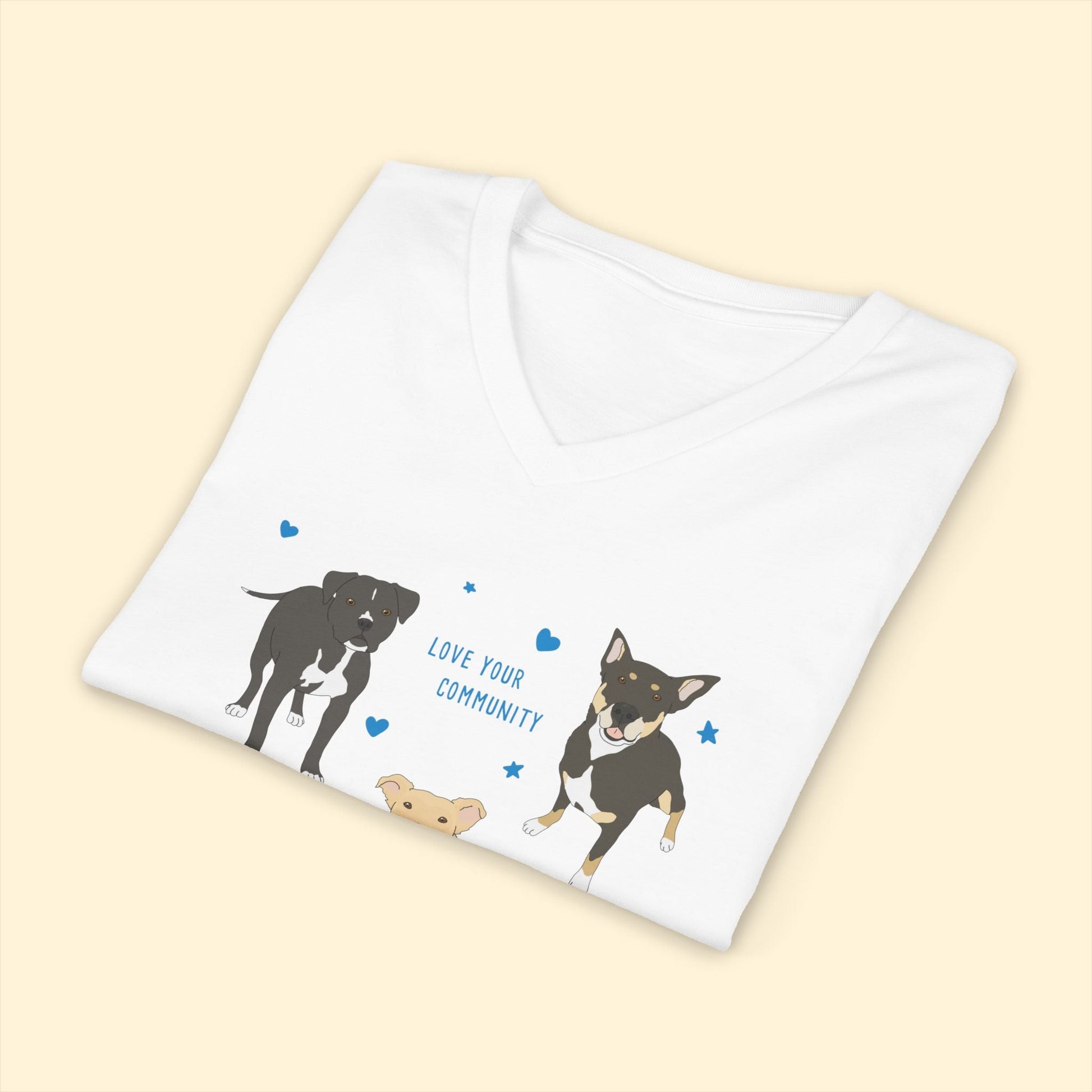 Unisex V-Neck Tee | FUNDRAISER | Dog Aide | Operation Freedom 2026 - Detezi Designs-33082111034664221587