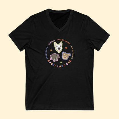 Unisex V - Neck Tee | FUNDRAISER | Every Last One - Detezi Designs - 11714328345944041440