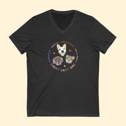 Unisex V - Neck Tee | FUNDRAISER | Every Last One - Detezi Designs - 24423101241134721663