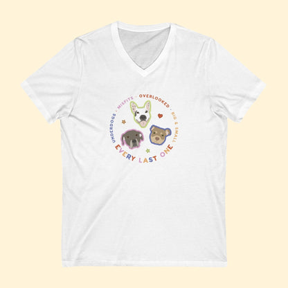 Unisex V - Neck Tee | FUNDRAISER | Every Last One - Detezi Designs - 71703524262436345476