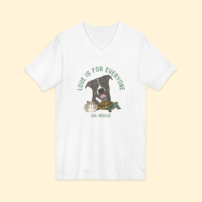 Unisex V-Neck Tee | FUNDRAISER | GSL Rescue - Detezi Designs-15652547542497301967