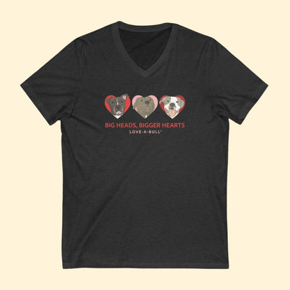 Unisex V - Neck Tee | FUNDRAISER | Love - A - Bull - Detezi Designs - 27209561754185298146