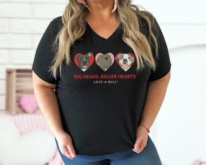 Unisex V - Neck Tee | FUNDRAISER | Love - A - Bull - Detezi Designs - 65933419924737399059