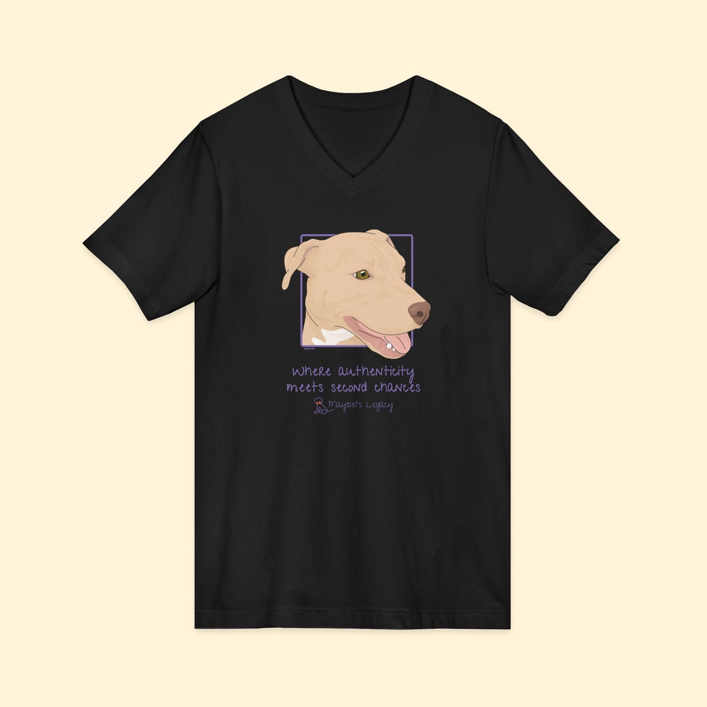 Unisex V - Neck Tee | FUNDRAISER | Maybel's Legacy - Detezi Designs - 18920983759364879841