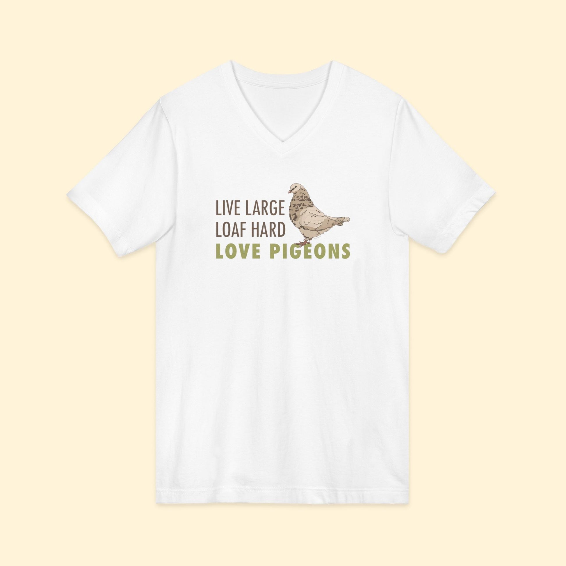 Unisex V - Neck Tee | FUNDRAISER | Moose's Flock | Loaf Hard - Detezi Designs - 26706765861921030930