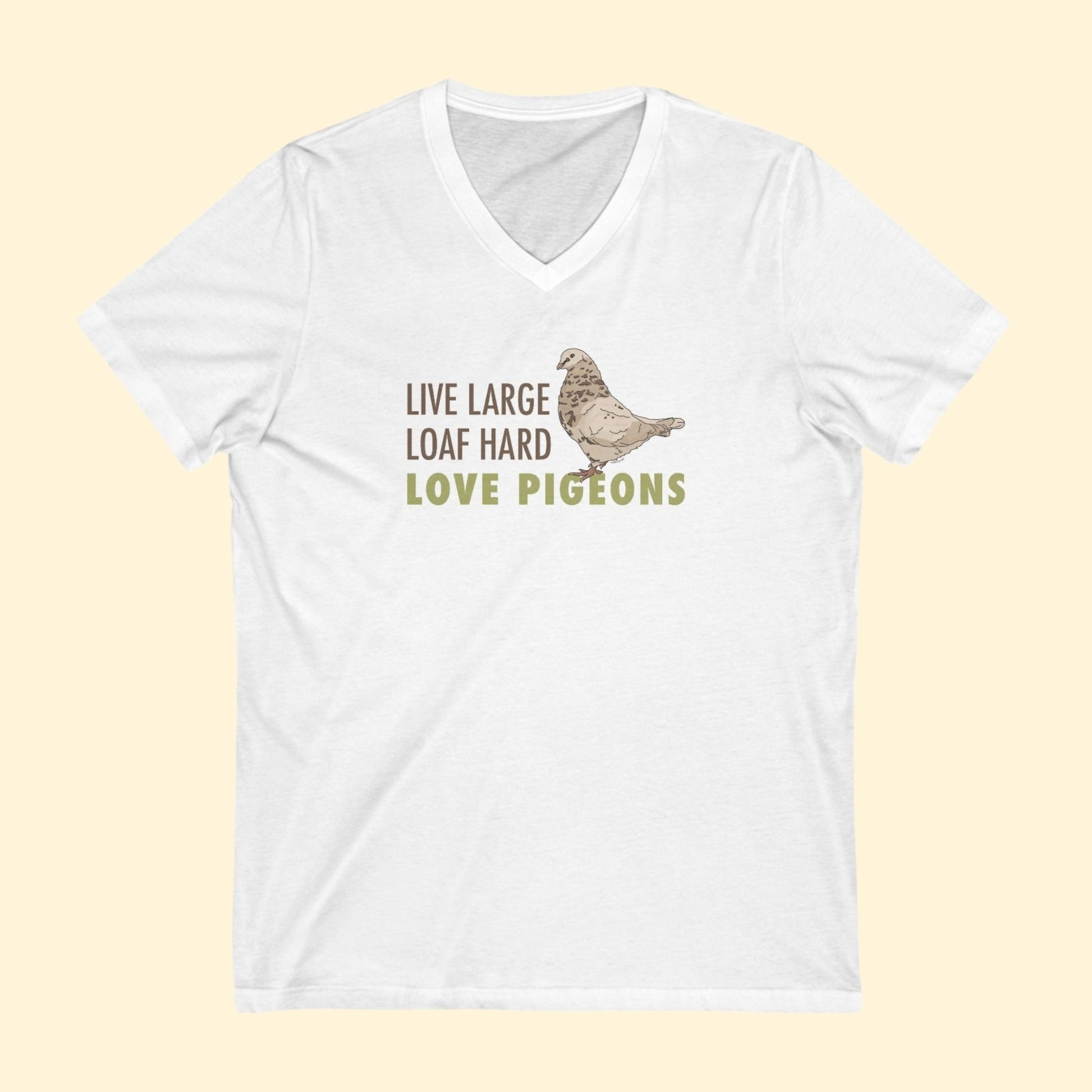 Unisex V - Neck Tee | FUNDRAISER | Moose's Flock | Loaf Hard - Detezi Designs - 26706765861921030930