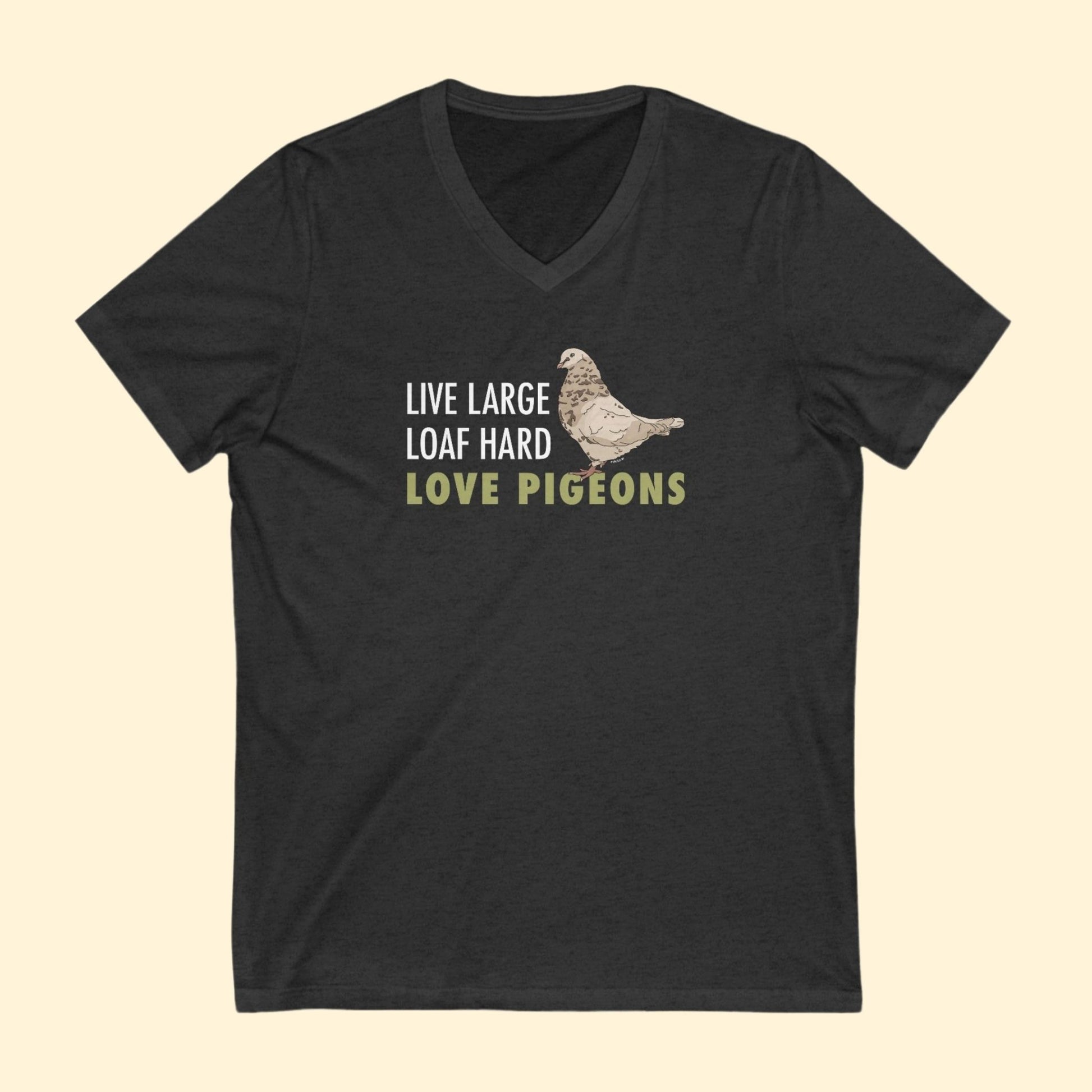 Unisex V - Neck Tee | FUNDRAISER | Moose's Flock | Loaf Hard - Detezi Designs - 29792450060367561920