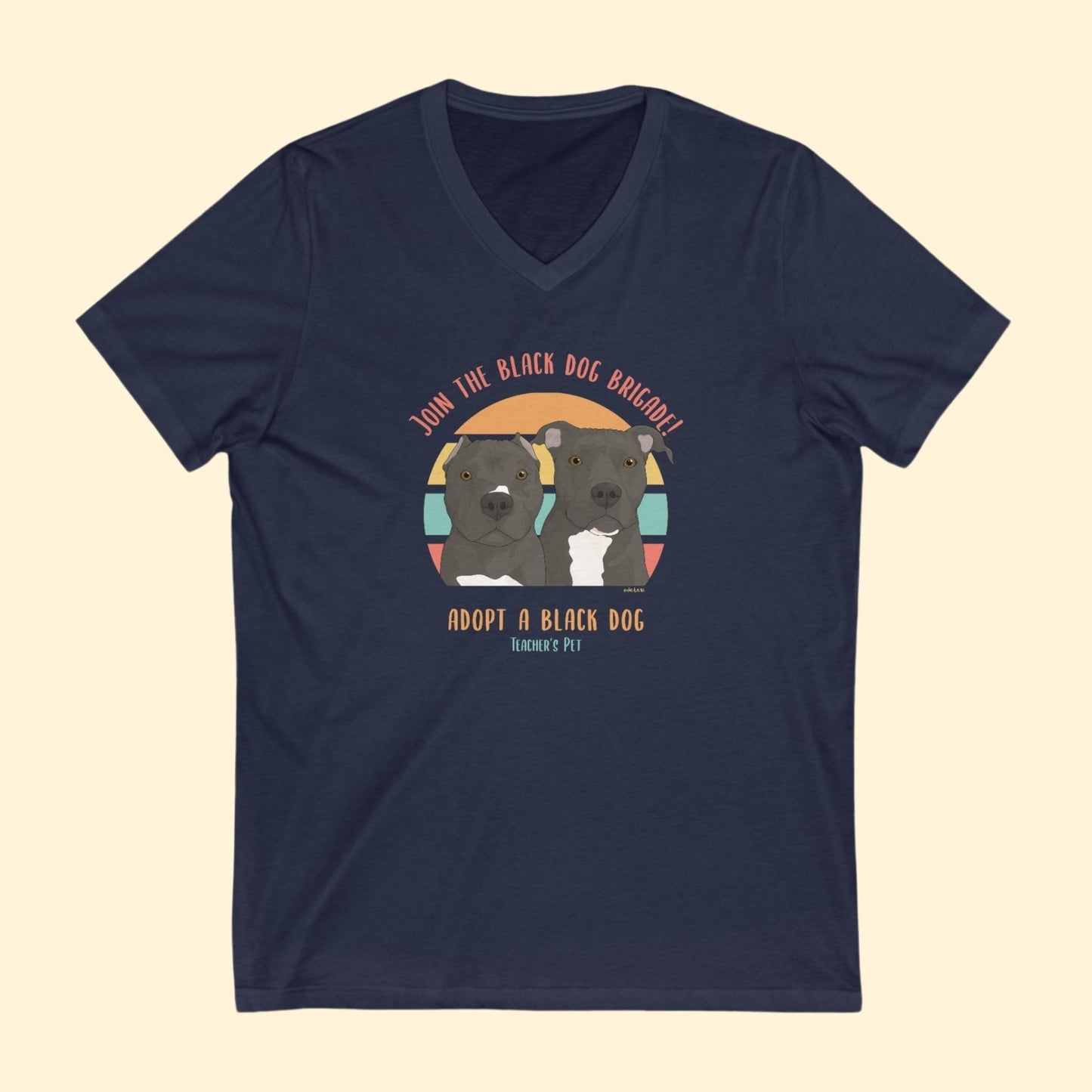 Unisex V - Neck Tee | FUNDRAISER | Teacher's Pet - Detezi Designs - 20032005132154591934