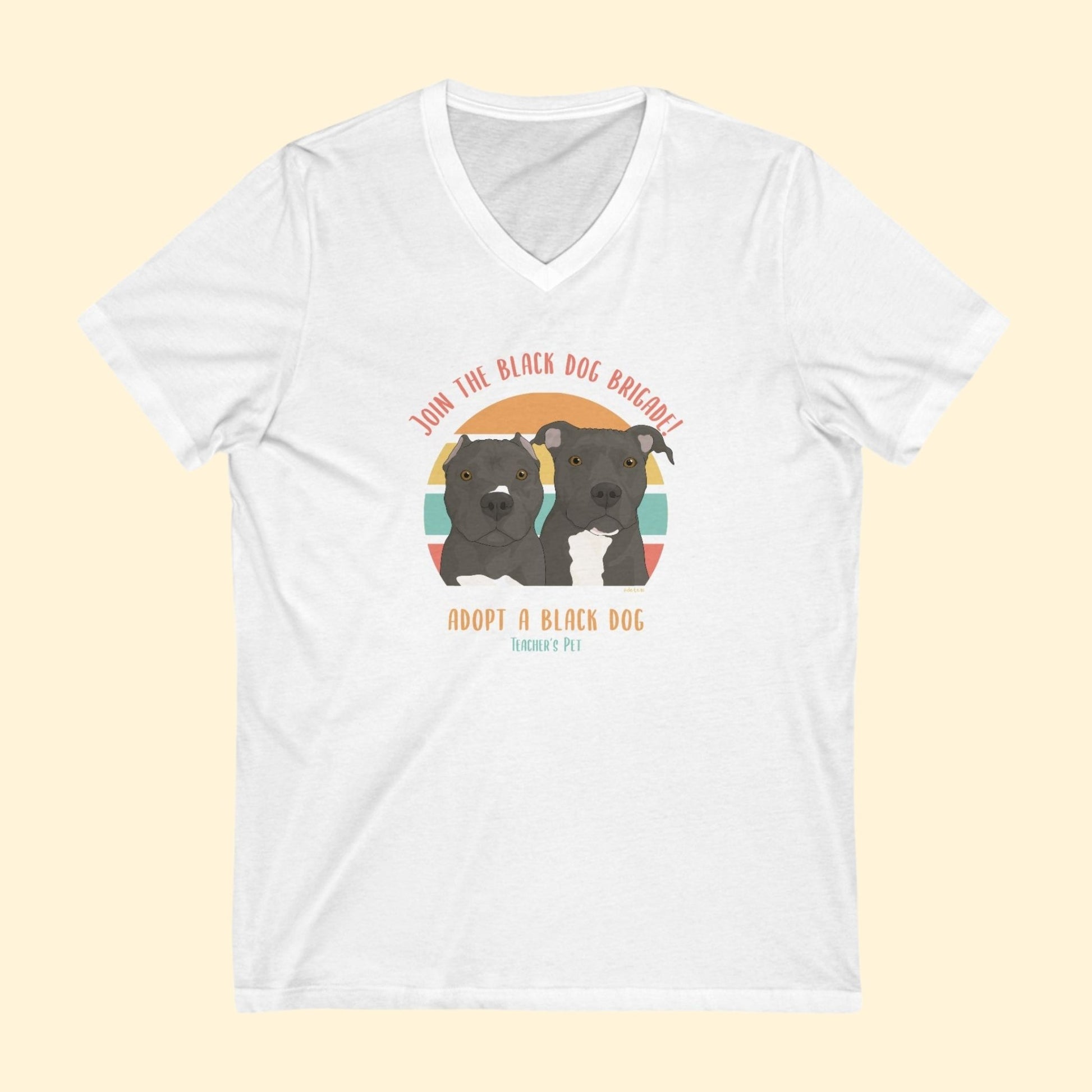 Unisex V - Neck Tee | FUNDRAISER | Teacher's Pet - Detezi Designs - 21475906536828085215