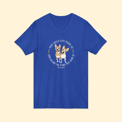 Unisex V-Neck Tee | FUNDRAISER | The KG Foundation | Nutty & Barney - Detezi Designs-10911629728149736361
