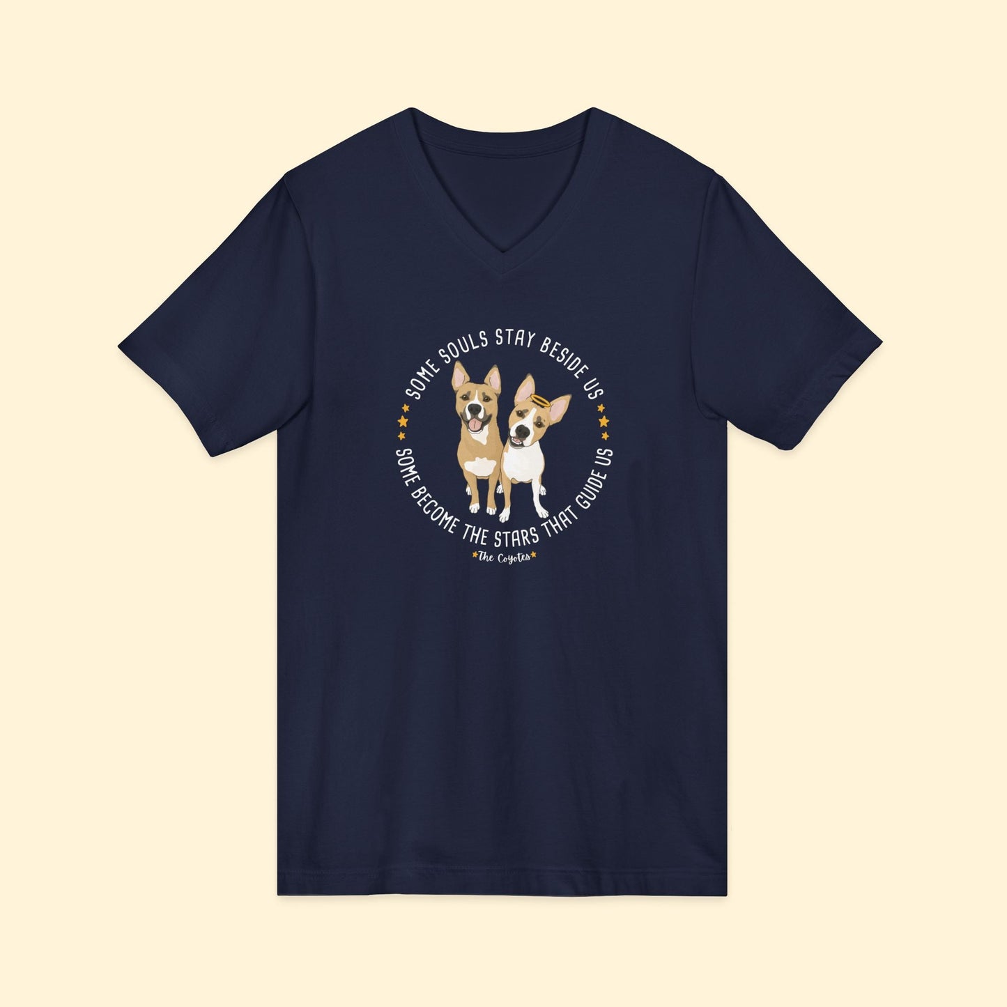 Unisex V-Neck Tee | FUNDRAISER | The KG Foundation | Nutty & Barney - Detezi Designs-19420134219387214000