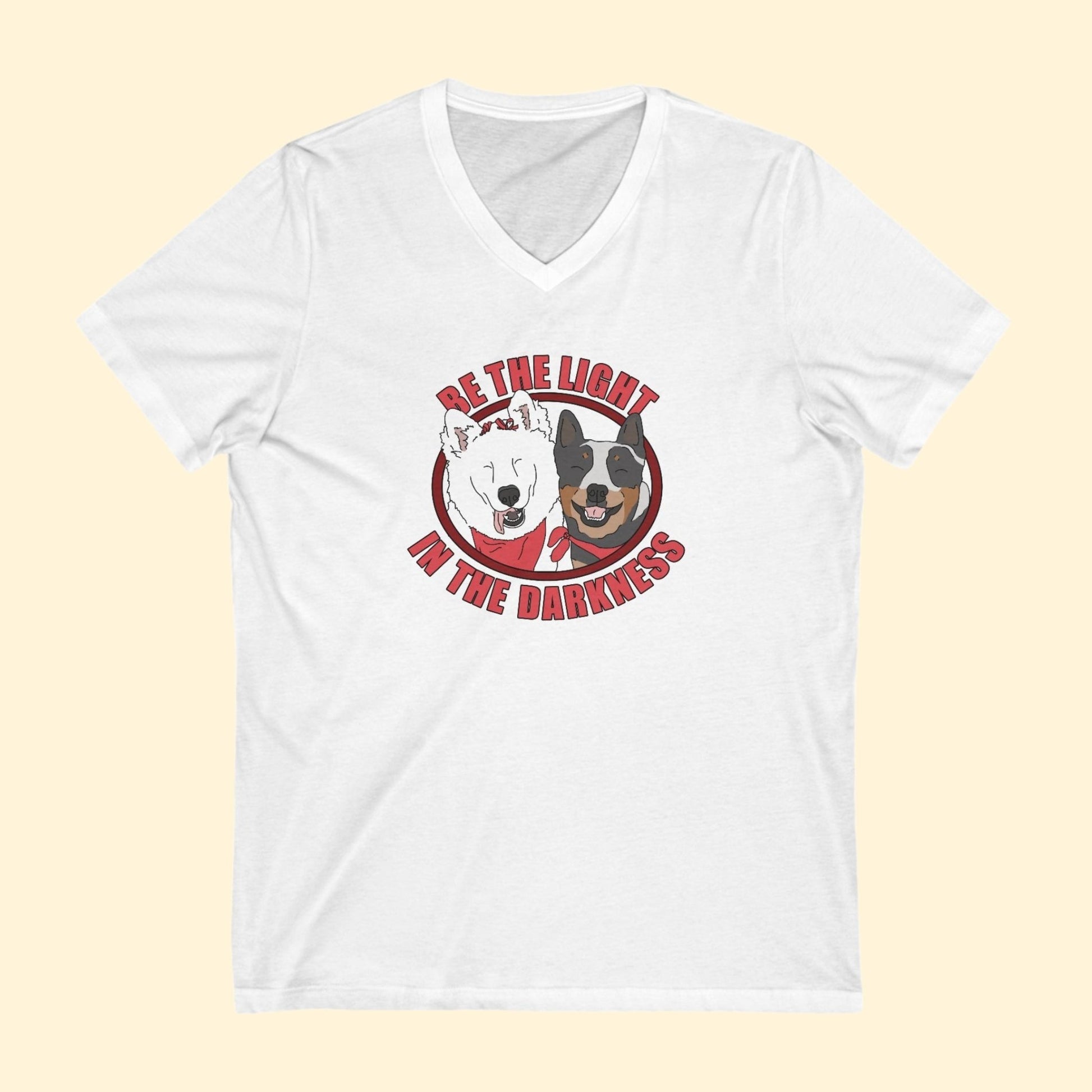 Unisex V - Neck Tee | FUNDRAISER | Tunica Humane Society - Detezi Designs - 22328238666283673957
