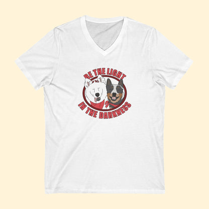 Unisex V - Neck Tee | FUNDRAISER | Tunica Humane Society - Detezi Designs - 22328238666283673957