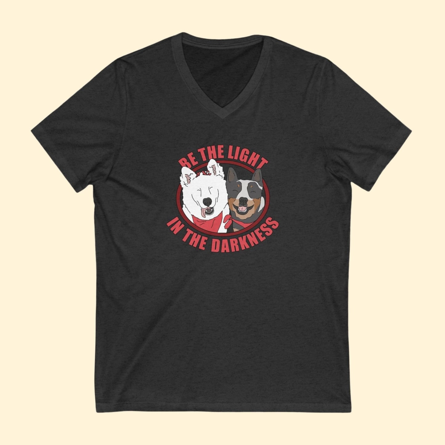 Unisex V - Neck Tee | FUNDRAISER | Tunica Humane Society - Detezi Designs - 69102790054456092289