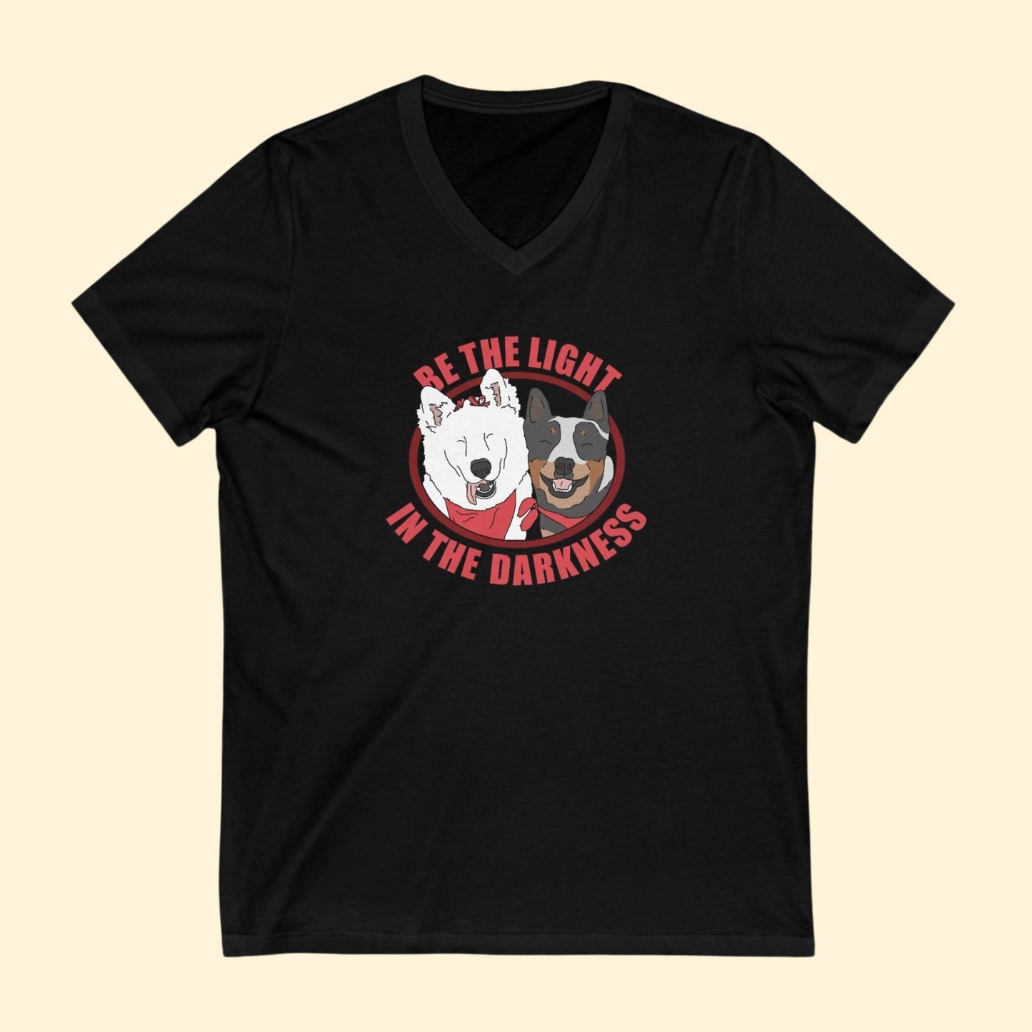 Unisex V - Neck Tee | FUNDRAISER | Tunica Humane Society - Detezi Designs - 82691853617482305267