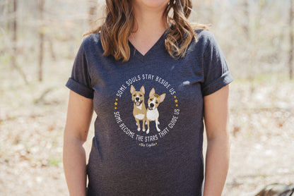 Unisex V-Neck Tee | FUNDRAISER | The KG Foundation | Nutty & Barney