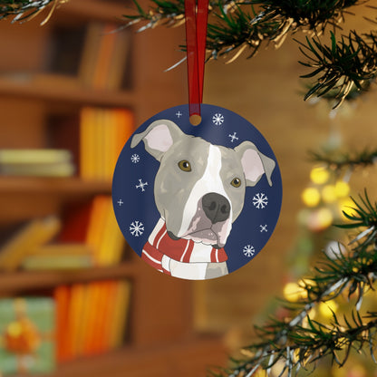 Vindicated Pit Bull Rescue | FUNDRAISER | 2024 Holiday Ornament - Detezi Designs - 31038737854209944797