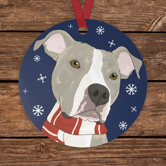 Vindicated Pit Bull Rescue | FUNDRAISER | 2024 Holiday Ornament - Detezi Designs - 31038737854209944797