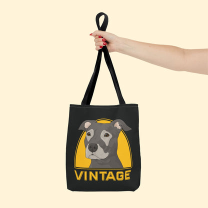 Vintage Dog | Tote Bag - Detezi Designs - 78238885433775179046