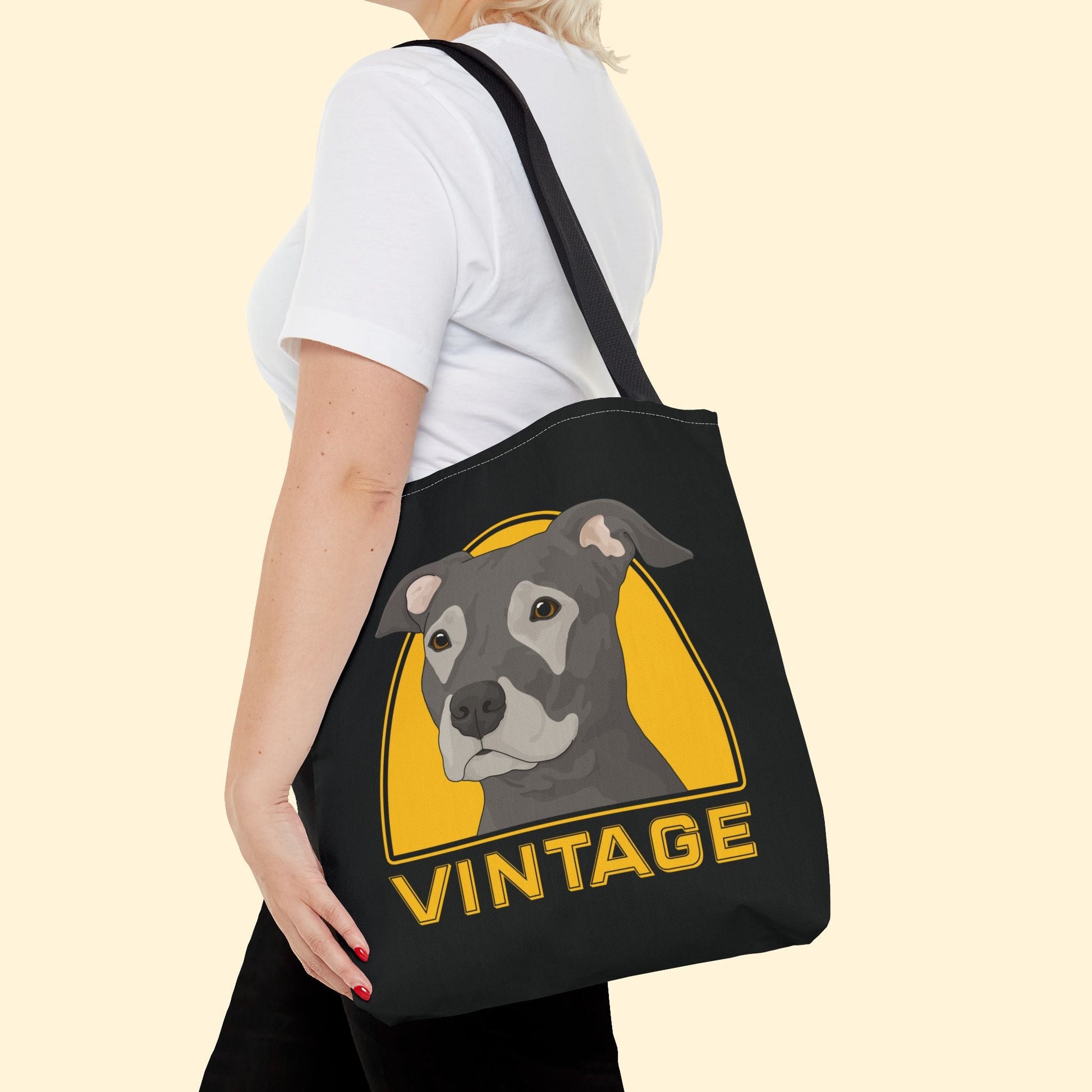 Vintage Dog | Tote Bag - Detezi Designs - 78238885433775179046