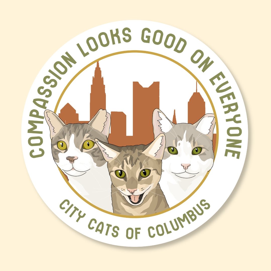 Vinyl Sticker | FUNDRAISER | City Cats of Columbus - Detezi Designs-