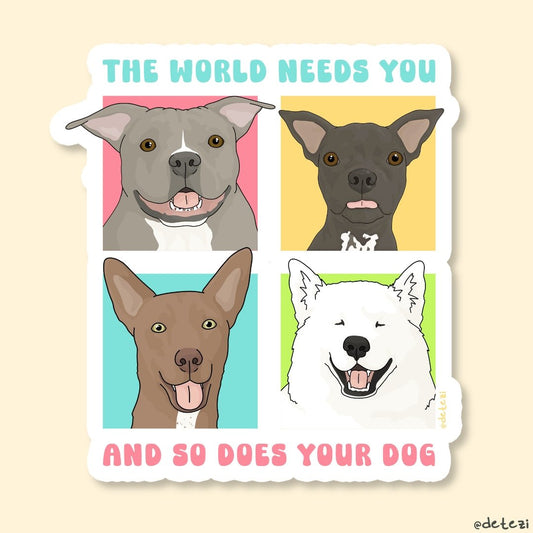 Vinyl Sticker | FUNDRAISER | Maybel's Legacy | The World Needs You - Detezi Designs-