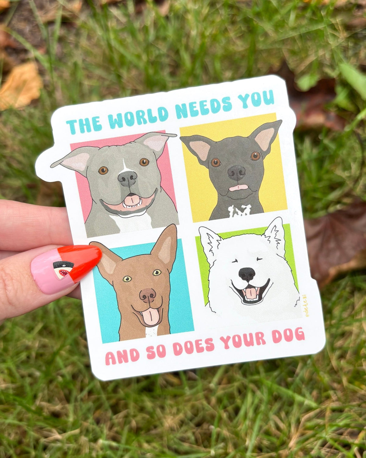 Vinyl Sticker | FUNDRAISER | Maybel's Legacy | The World Needs You - Detezi Designs-