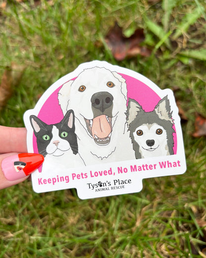 Vinyl Sticker | FUNDRAISER | Tyson's Place - Detezi Designs-