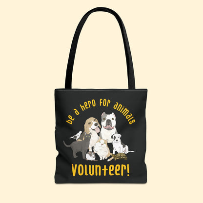 Volunteer! | Tote Bag - Detezi Designs - 17184631638649733686