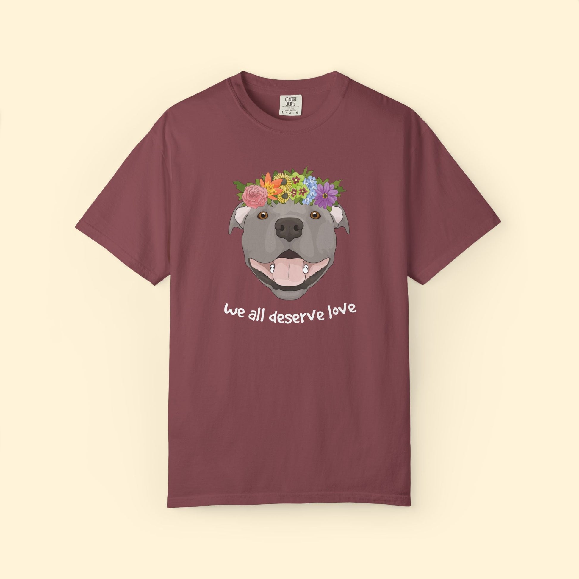 We All Deserve Love | Comfort Colors Unisex T-shirt - Detezi Designs - 27080443051088574032