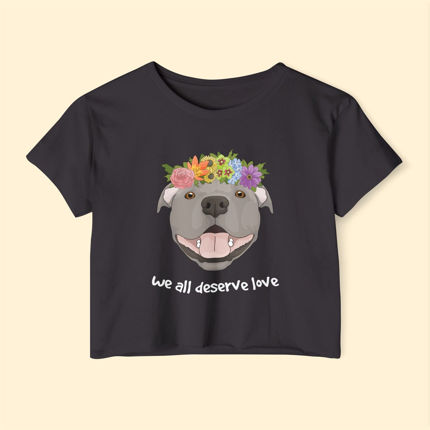 We All Deserve Love | Festival Crop Top - Detezi Designs - 54313907671383089639