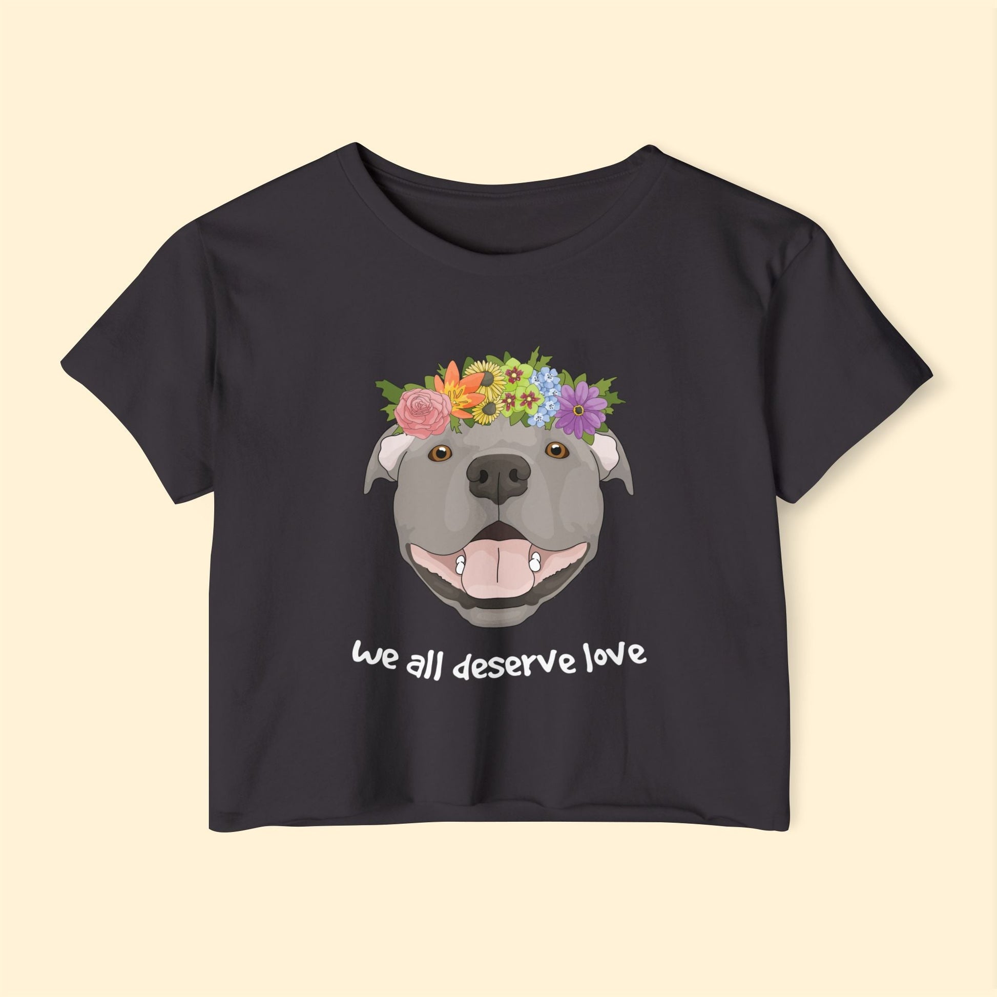 We All Deserve Love | Festival Crop Top - Detezi Designs - 54313907671383089639