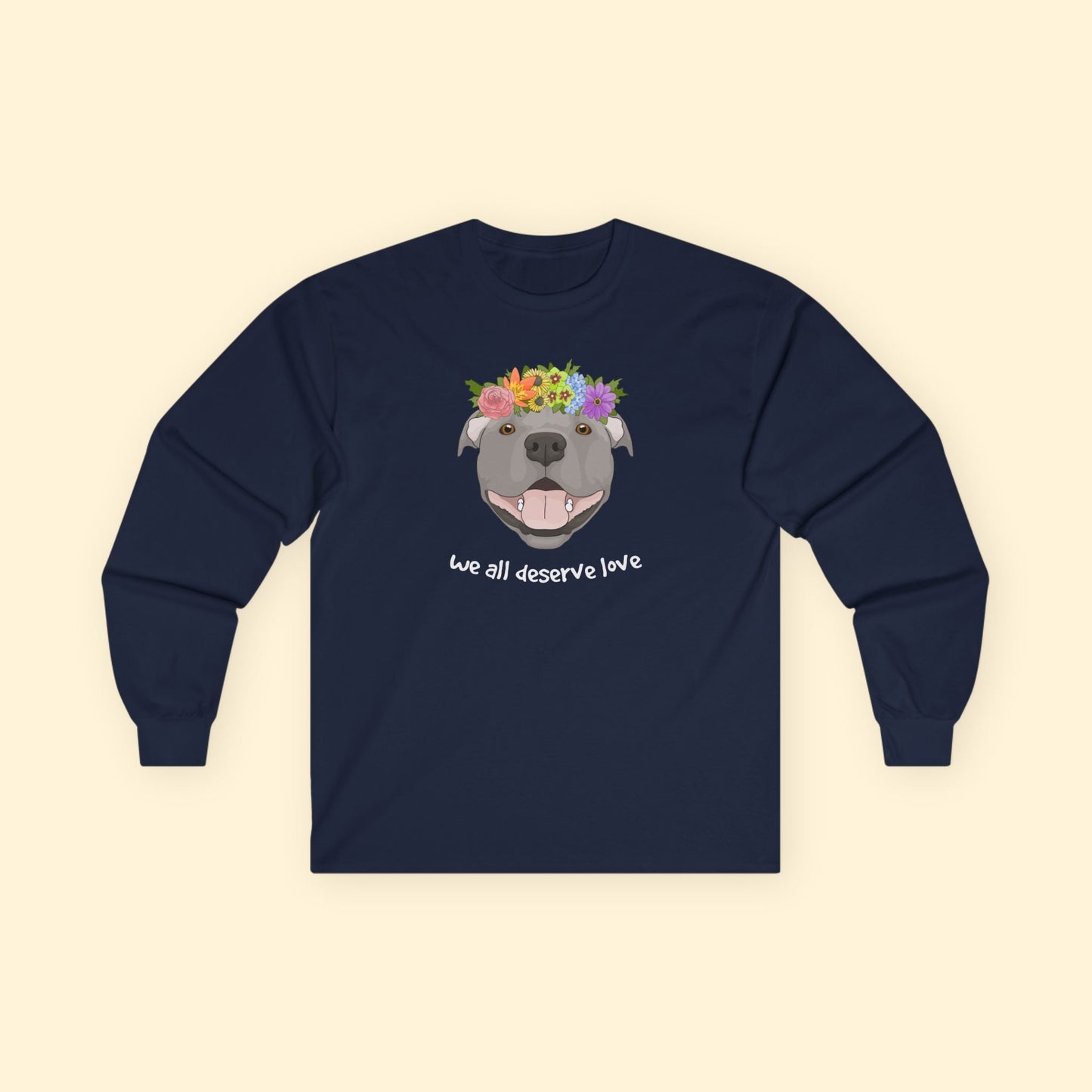 We All Deserve Love | Long Sleeve Tee - Detezi Designs - 17753852492351324073
