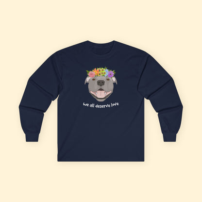 We All Deserve Love | Long Sleeve Tee - Detezi Designs - 17753852492351324073