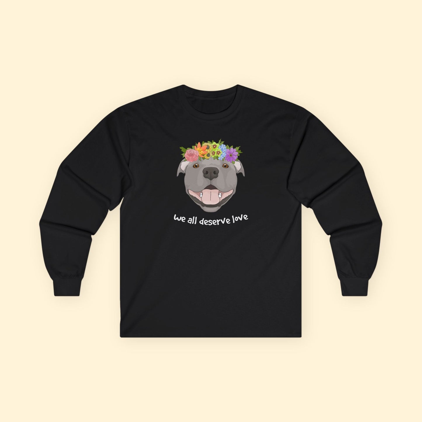 We All Deserve Love | Long Sleeve Tee - Detezi Designs - 25820021049294302942