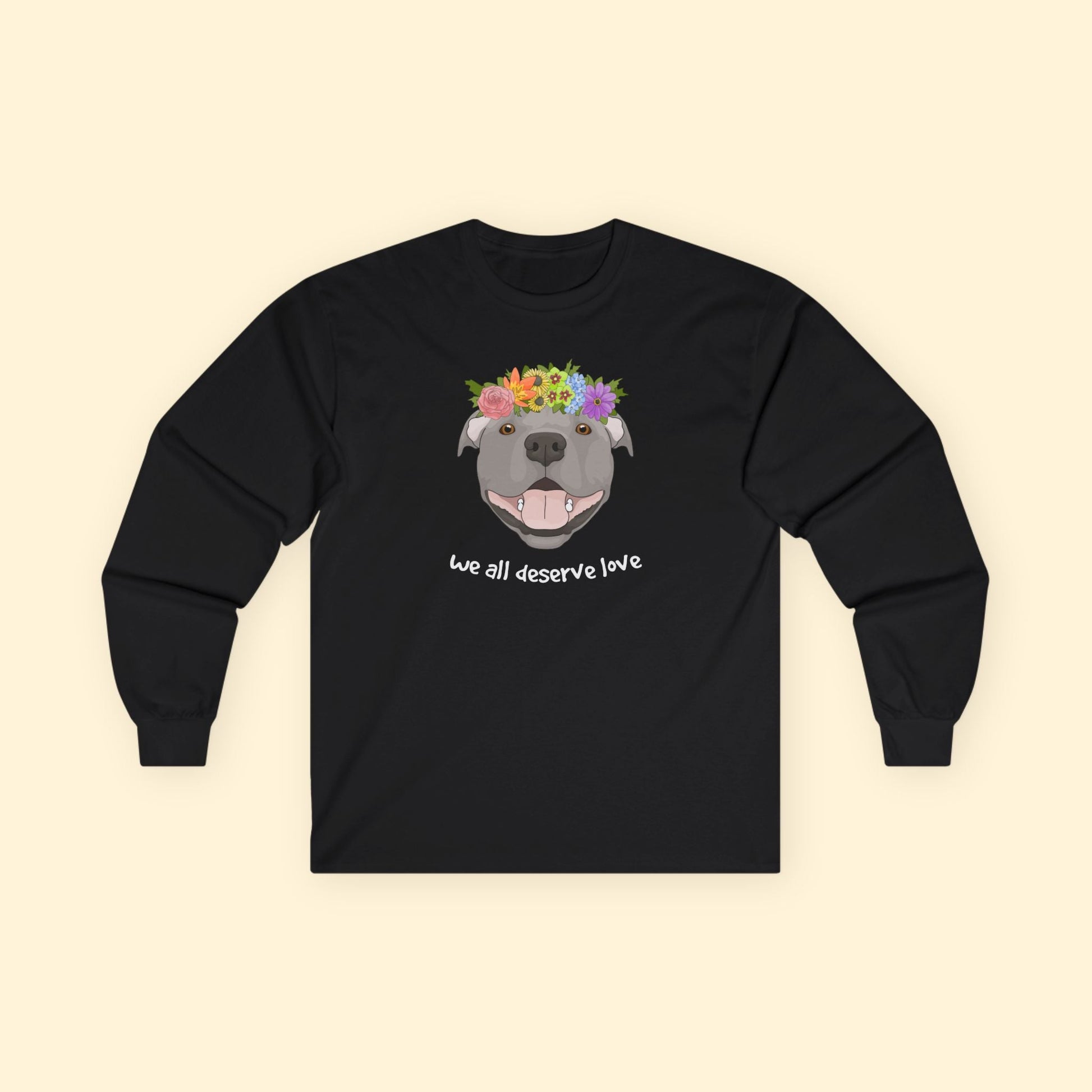 We All Deserve Love | Long Sleeve Tee - Detezi Designs - 25820021049294302942
