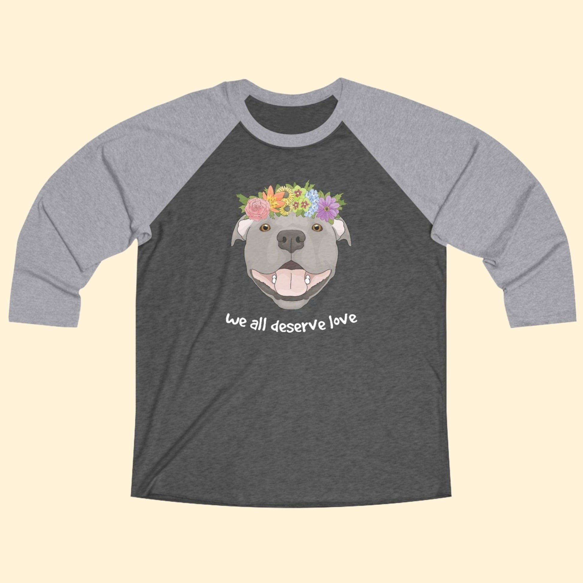 We All Deserve Love | Unisex 3\4 Sleeve Tee - Detezi Designs - 17396085570498373266