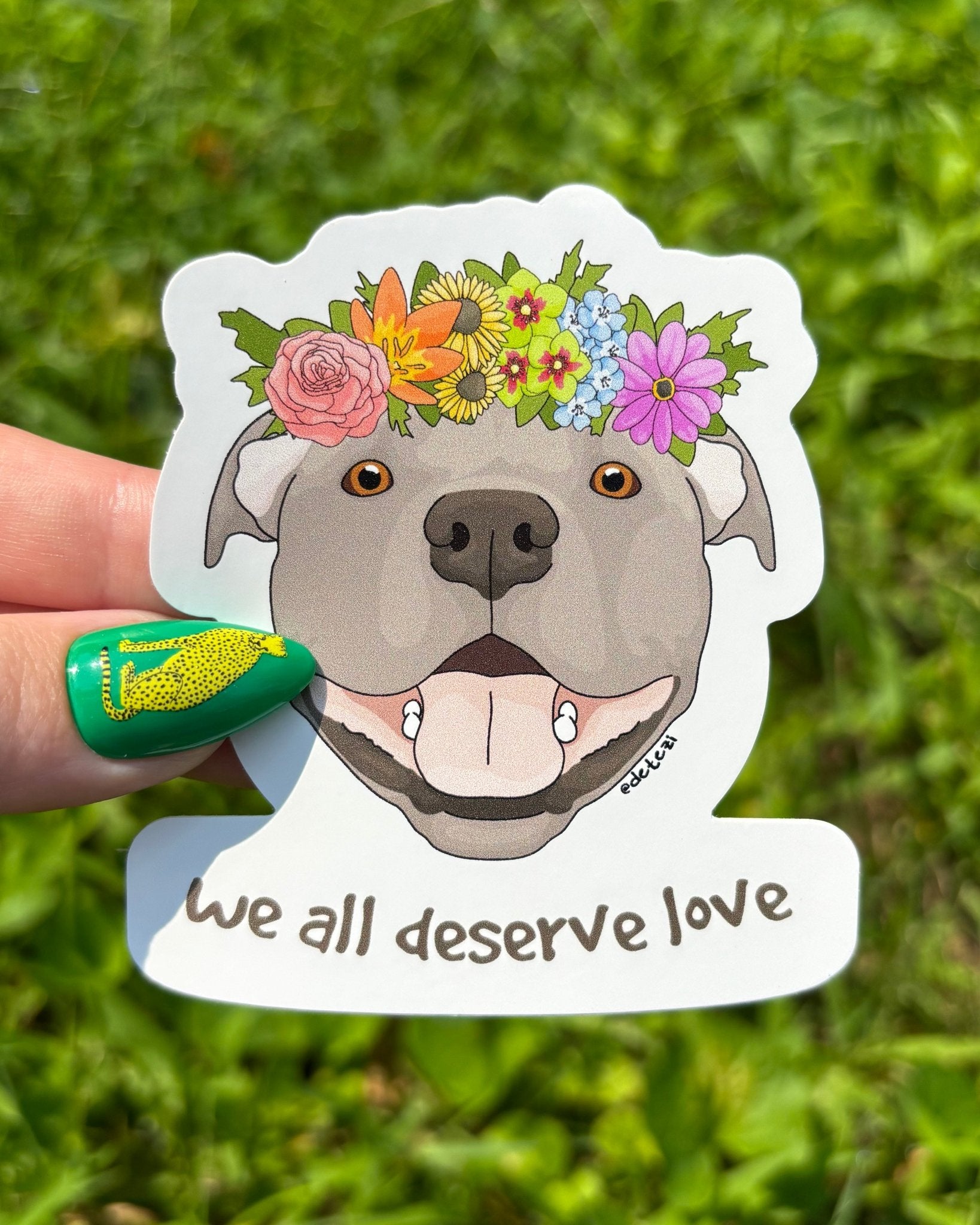 We All Deserve Love | Vinyl Sticker - Detezi Designs-