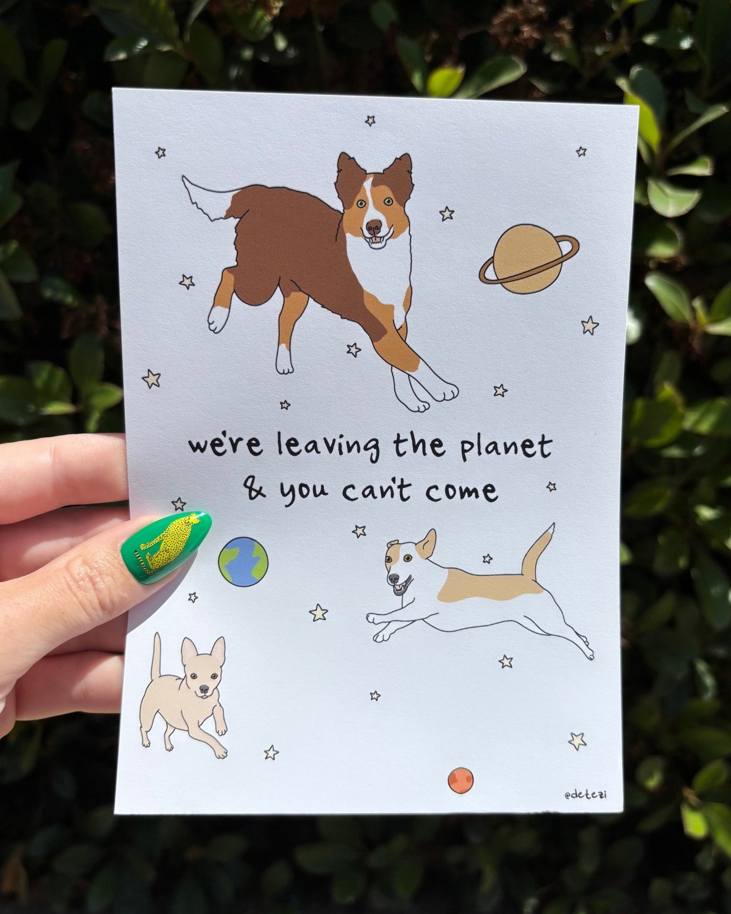 We're Leaving The Planet | Giclée Fine Art Print - Detezi Designs - 