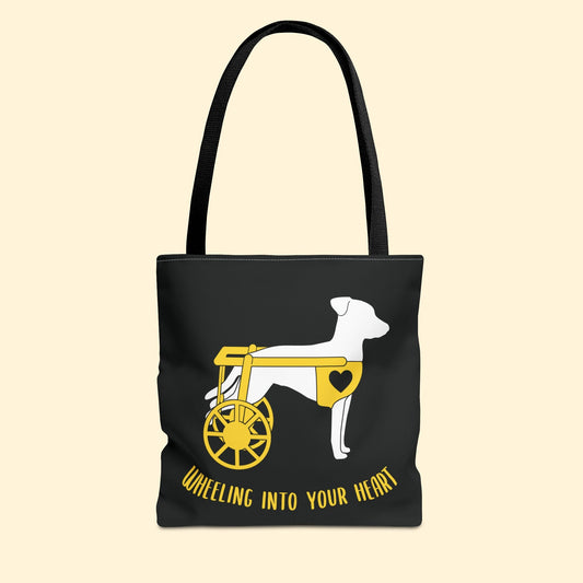 Wheeling Into Your Heart | Tote Bag - Detezi Designs - 10564374516099678809