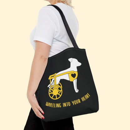 Wheeling Into Your Heart | Tote Bag - Detezi Designs - 14771378087375246764