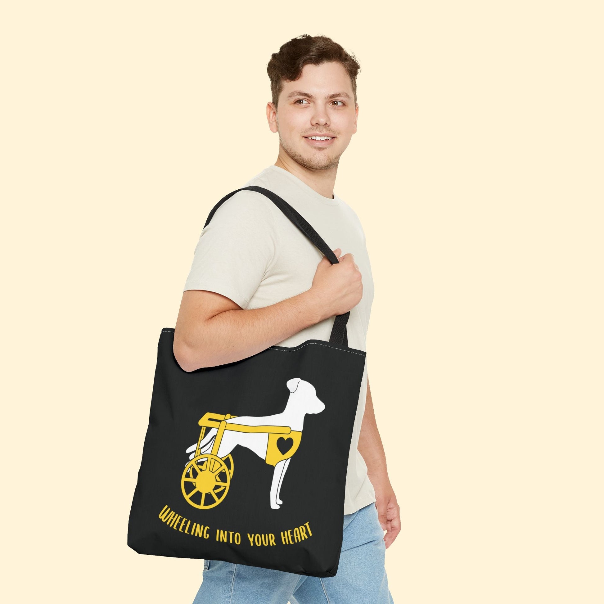 Wheeling Into Your Heart | Tote Bag - Detezi Designs - 14771378087375246764