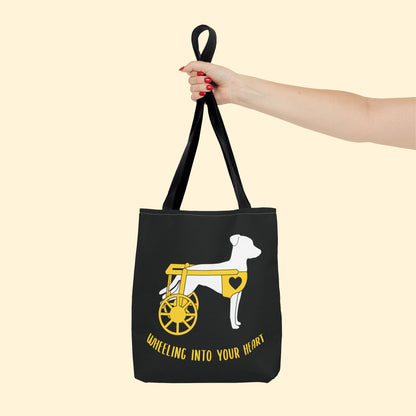 Wheeling Into Your Heart | Tote Bag - Detezi Designs - 14771378087375246764