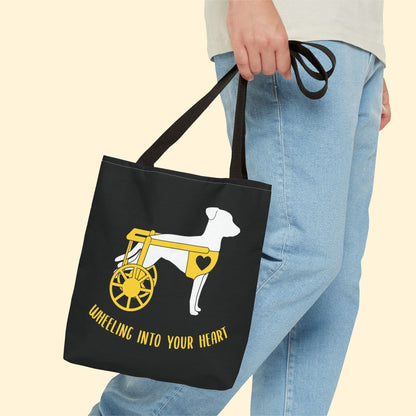 Wheeling Into Your Heart | Tote Bag - Detezi Designs - 14771378087375246764