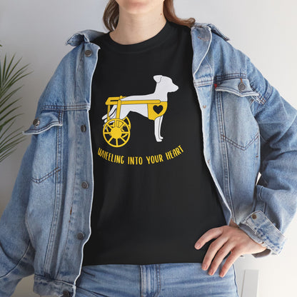 Wheeling Into Your Heart | Unisex T-shirt - Detezi Designs - 20185911997714181467