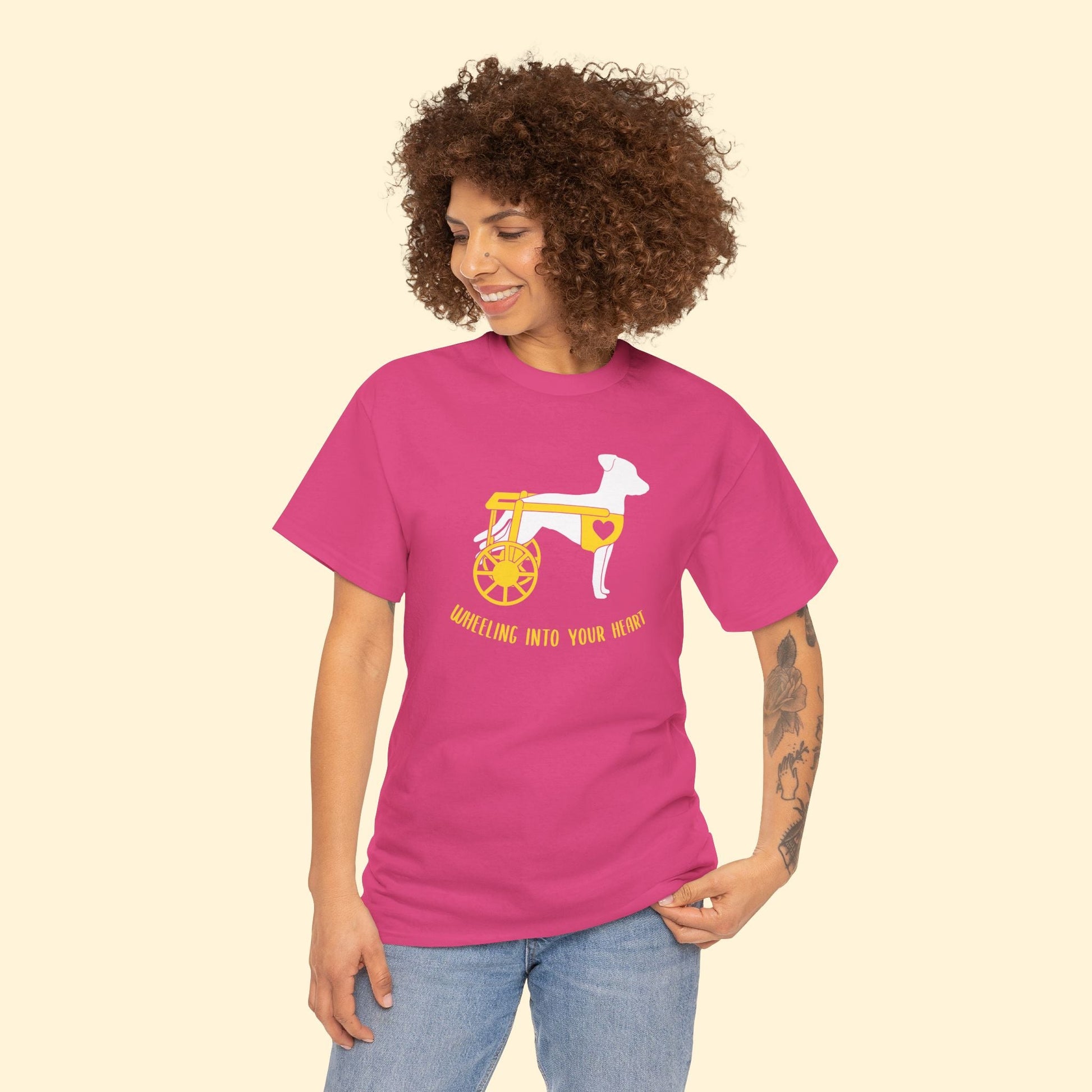 Wheeling Into Your Heart | Unisex T-shirt - Detezi Designs - 30747203218097465606