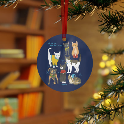 Whisker Wonderland | Holiday Ornament - Detezi Designs - 65224275650249921356