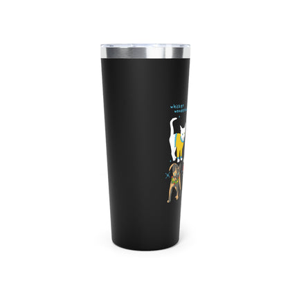 Whisker Wonderland | Insulated Tumbler, 22oz - Detezi Designs - 18348514271833891632